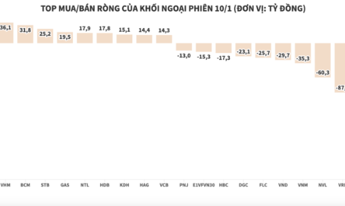 Khối ngoại miệt mài bán ròng, đến lượt CII bị xả
