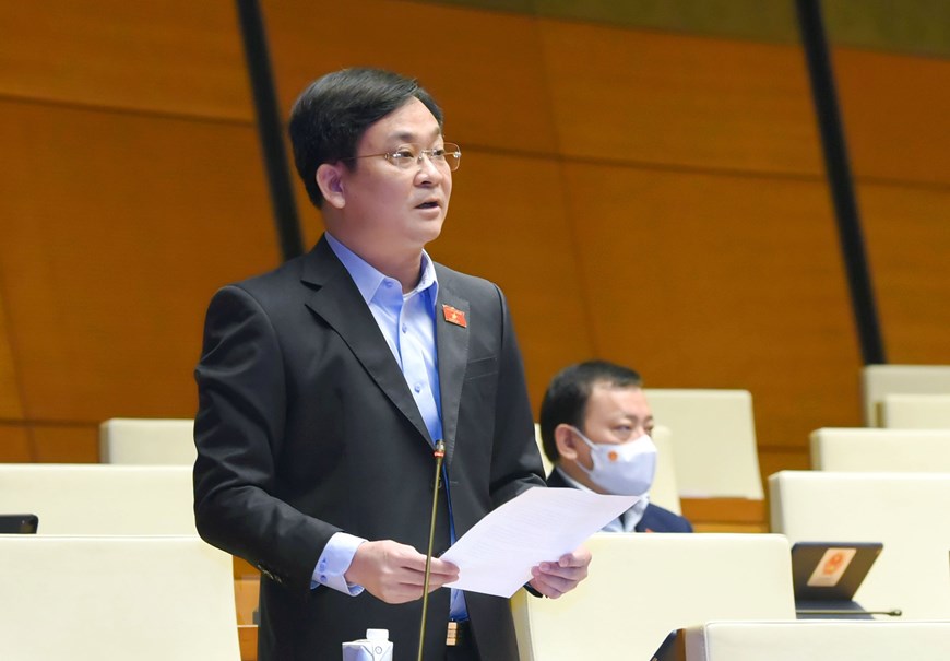 Đại biểu Vũ Huy Khánh - Ảnh: TTXVN