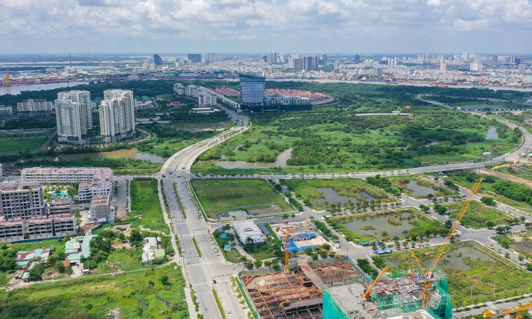 Khu đô thị mới Thủ Thiêm tại TP.HCM.