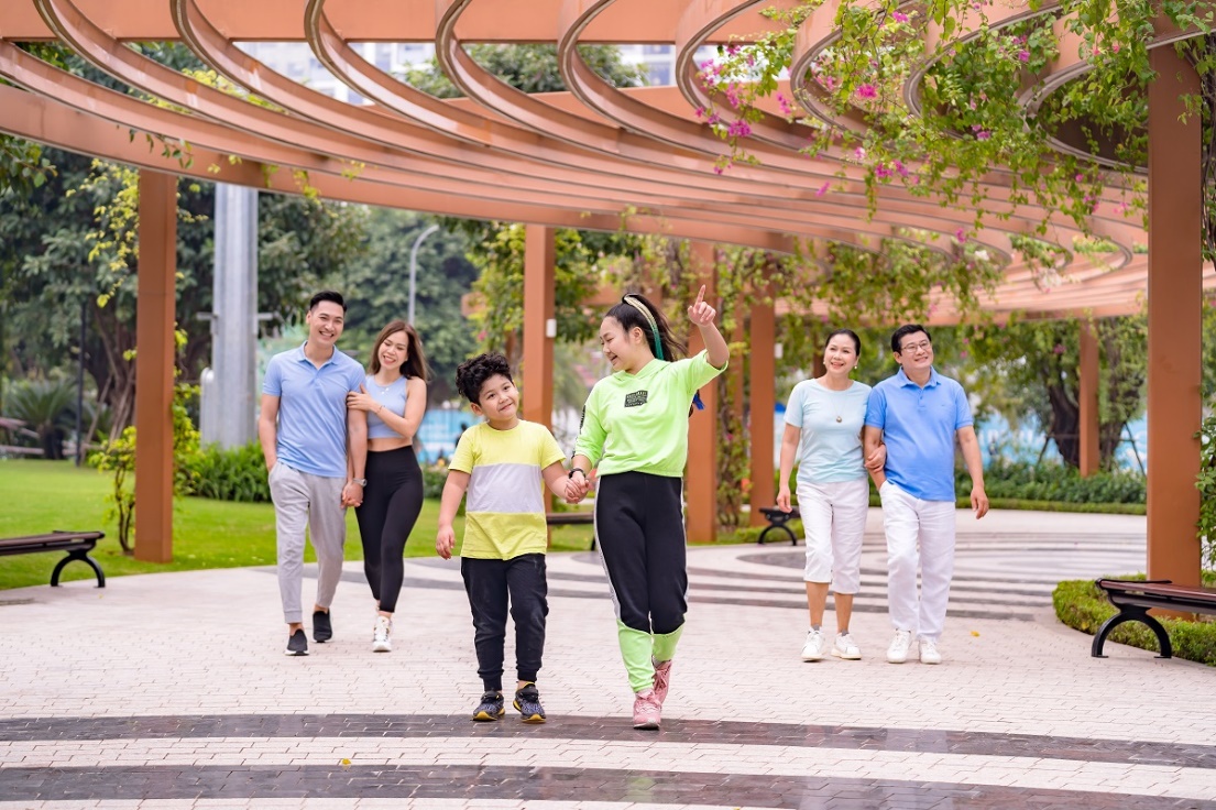 Căn hộ The Mirae Park (Imperia Smart City) đ&aacute;p ứng nhu cầu tận hưởng cuộc sống cho mọi th&agrave;nh vi&ecirc;n trong gia đ&igrave;nh.