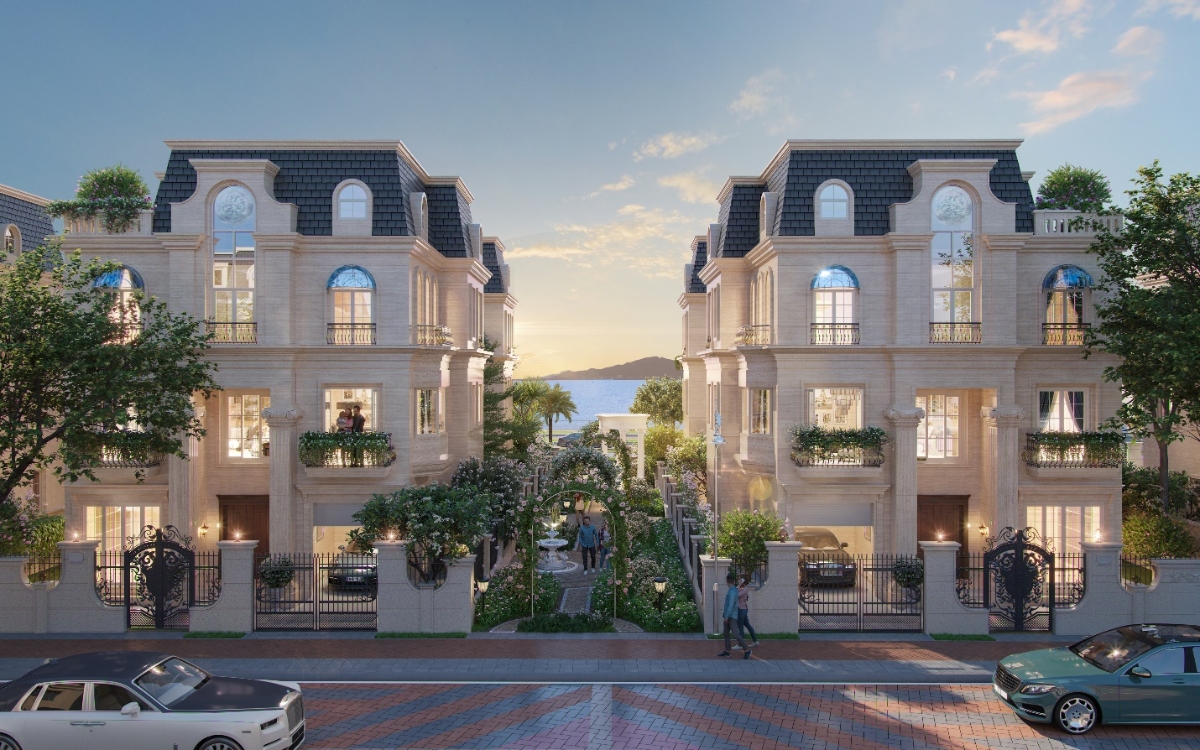 Hệ thống vườn cảnh quan độc đáo được bố trí xen kẽ, tại các vị trí trung tâm nhất của dự án: Vườn Thanh Bình, Vườn Lãng Mạn, Vườn Thiên Nhiên, Vườn Trường Thọ.