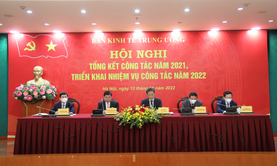 Hội nghị Tổng kết công tác năm 2021, triển khai nhiệm vụ năm 2022 của Ban Kinh tế Trung ương diễn ra ngày 13/11.