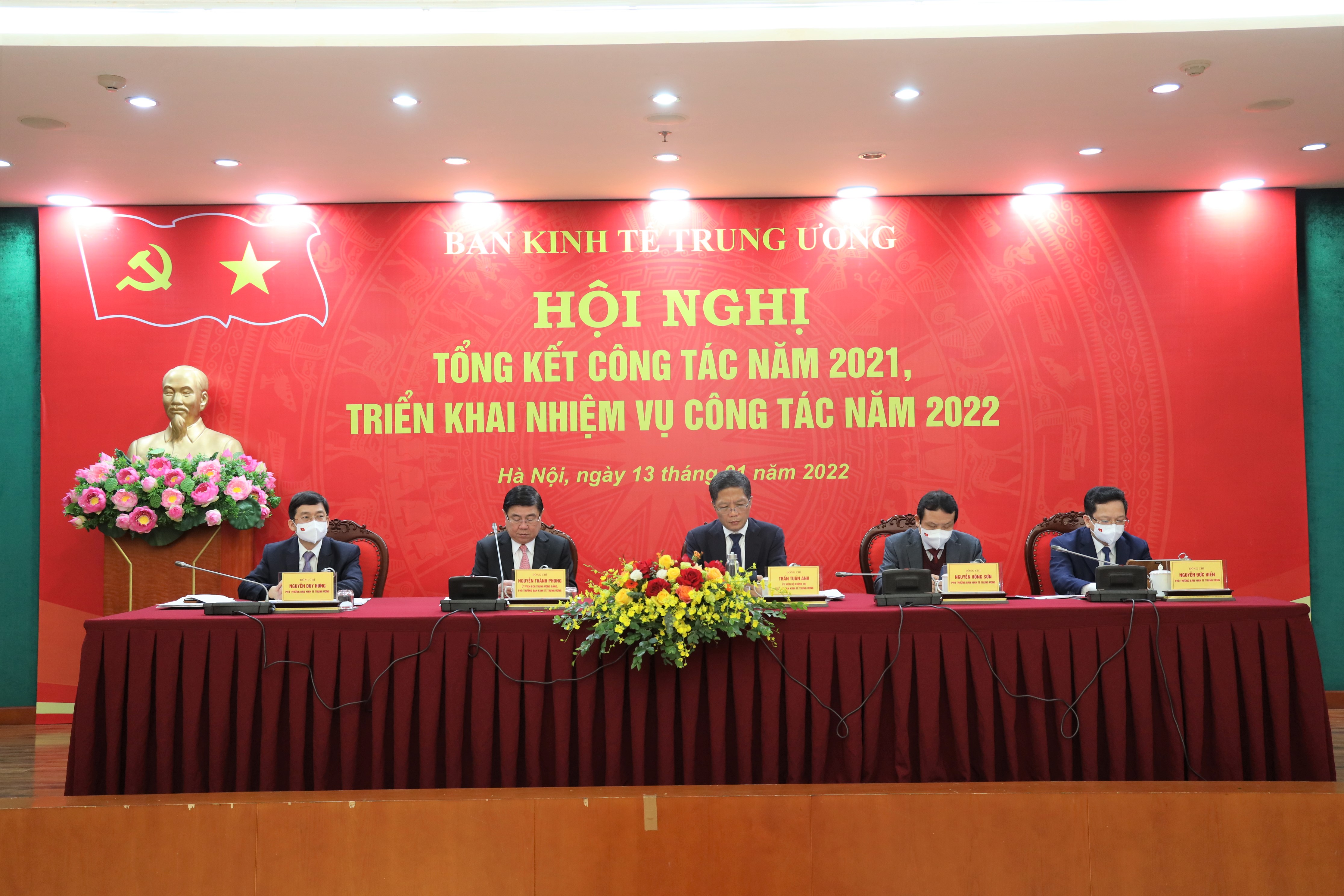 Hội nghị Tổng kết công tác năm 2021, triển khai nhiệm vụ năm 2022 của Ban Kinh tế Trung ương diễn ra ngày 13/11.