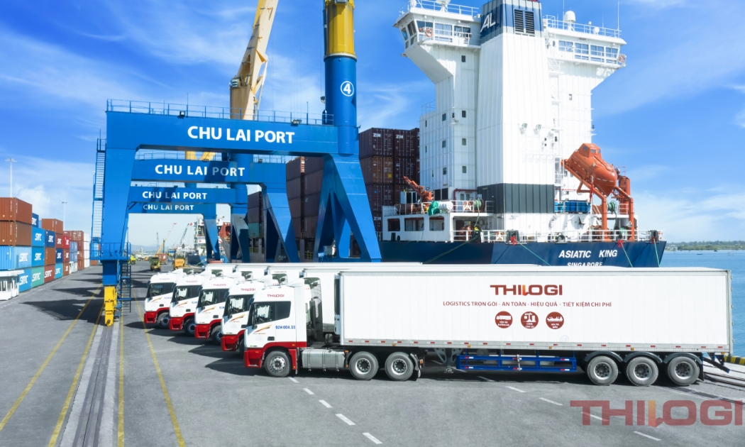 Xe chuyên dụng của THILOGI đáp ứng các tiêu chuẩn nghiêm ngặt về bảo quản, vận chuyển hàng lạnh xuất khẩu.