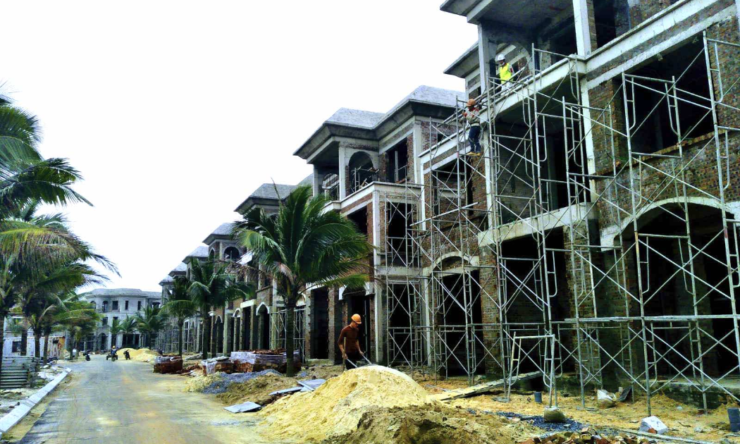 FLC Quảng Bình đang đẩy nhanh tiến độ thi công.