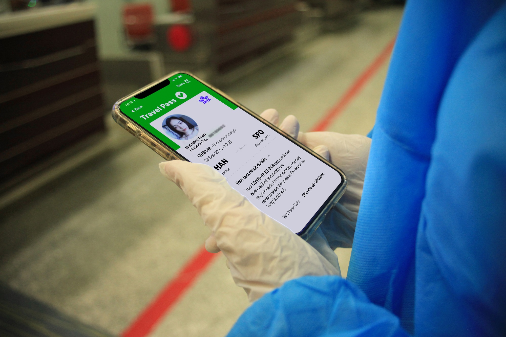 Bamboo Airways phối hợp với IATA thử nghiệm th&agrave;nh c&ocirc;ng Hộ chiếu sức khỏe điện tử IATA Travel Pass v&agrave; sẵn s&agrave;ng triển khai &aacute;p dụng tr&ecirc;n c&aacute;c chuyến bay quốc tế trong thời gian tới.