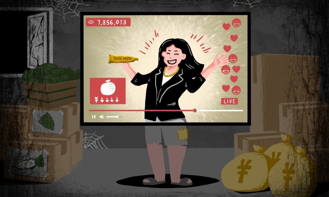 Thương mại điện tử livestream bùng nổ tại Trung Quốc - Ảnh: SCMP