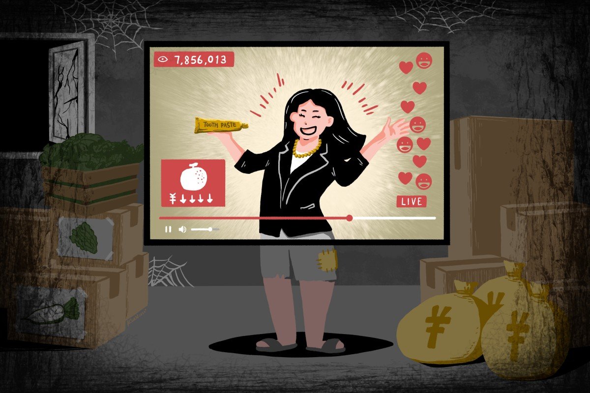 Thương mại điện tử livestream bùng nổ tại Trung Quốc - Ảnh: SCMP