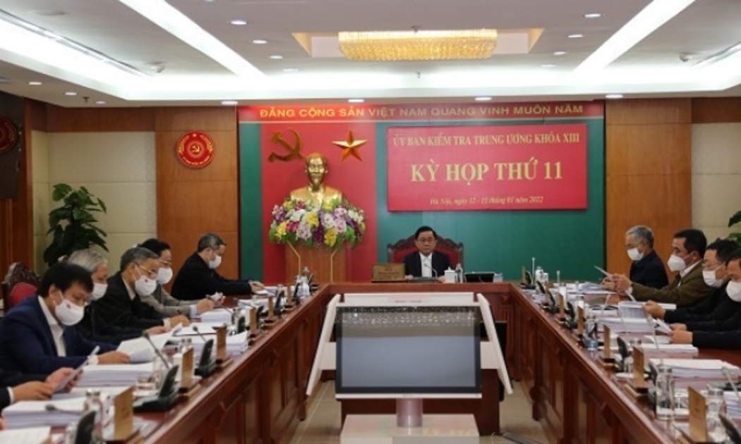 Kỳ họp thứ 11 của Ủy ban Kiểm tra Trung ương - Ảnh: UBKTTW