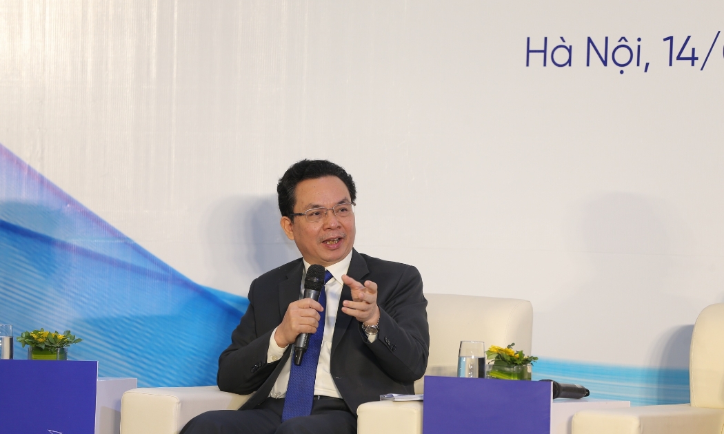 Ông Hoàng Văn Cường phát biểu tại diễn đàn - Ảnh: Chu Xuân Khoa