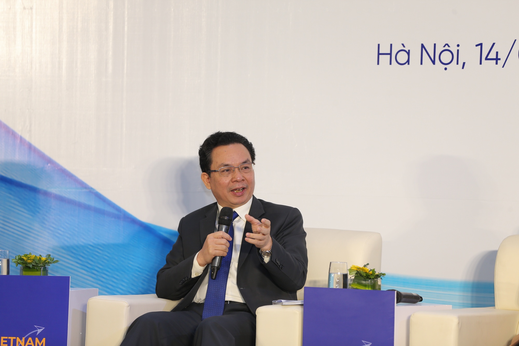 Ông Hoàng Văn Cường phát biểu tại diễn đàn - Ảnh: Chu Xuân Khoa