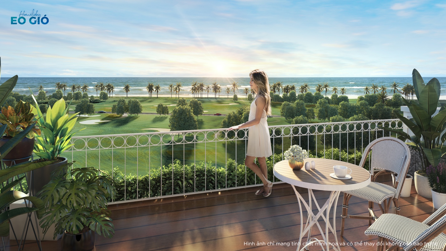 Tầm nhìn đắt giá ôm trọn sân golf và bờ biển Nhơn Lý