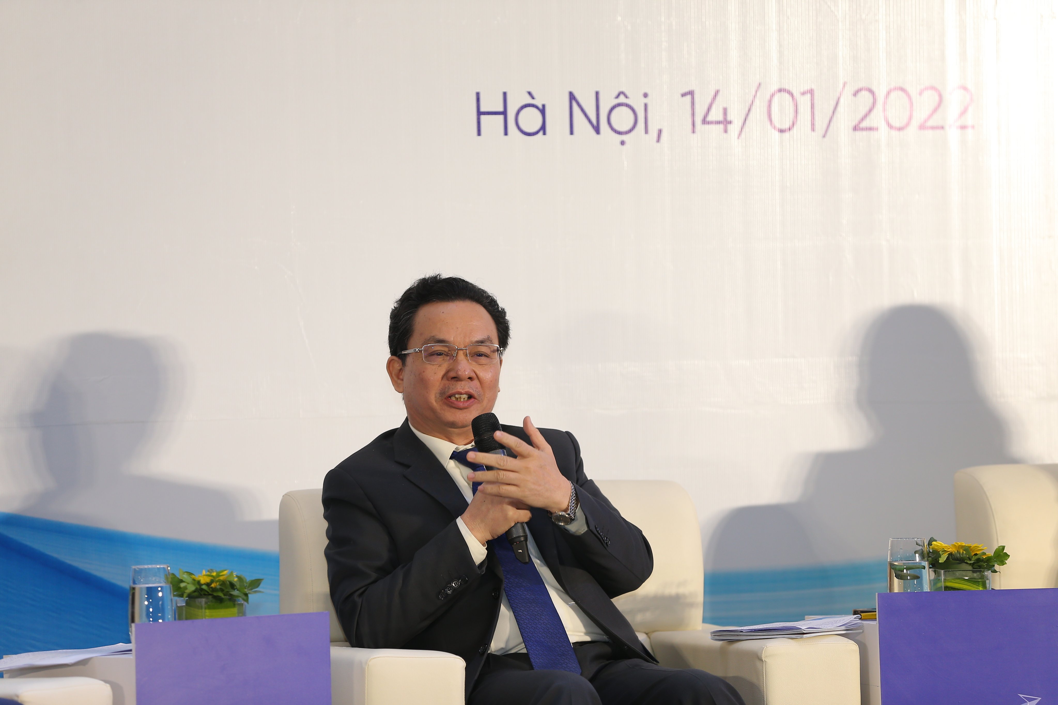 TS Ho&agrave;ng Văn Cường tại Phi&ecirc;n thảo luận. Ảnh: Chu Xu&acirc;n Khoa.