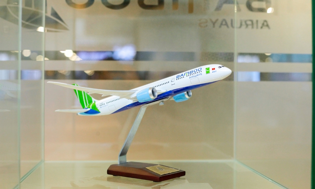 Mô hình máy bay Boeing 787-9 Dreamliner của hãng nhận được nhiều sự yêu thích của hành khách trong thời gian qua.