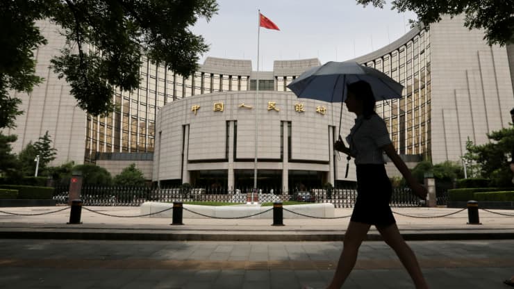 Trụ sở Ngân hàng Trung ương Trung Quốc (POBC) ở Bắc Kinh - Ảnh: Reuters.