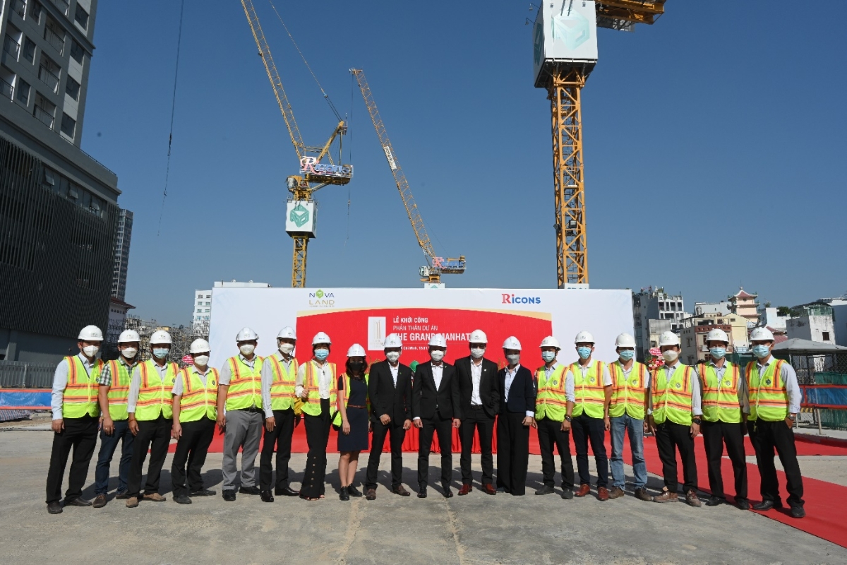 Hình ảnh tại lễ khởi công dự án The Grand Manhattan.
