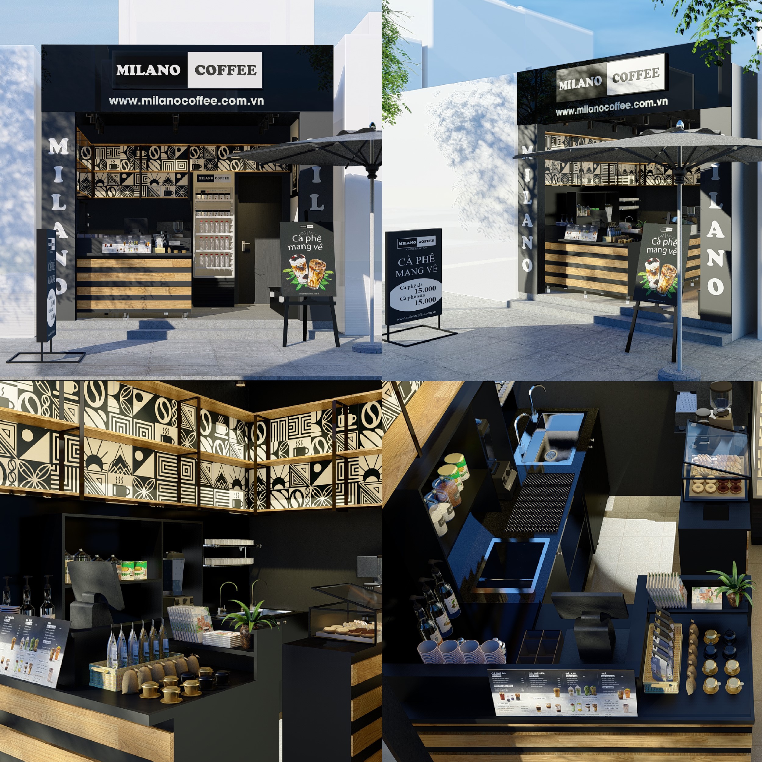 M&ocirc; h&igrave;nh Kiosk tinh gọn v&agrave; tối ưu.