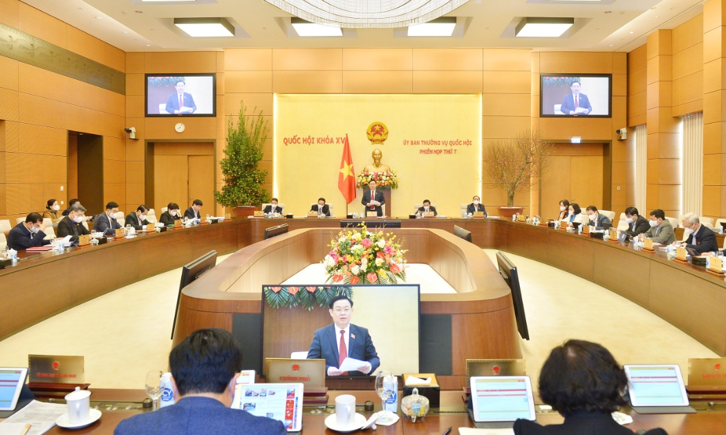 Ủy ban Thường vụ khai mạc phiên họp thứ 7 - Ảnh: Quochoi.vn