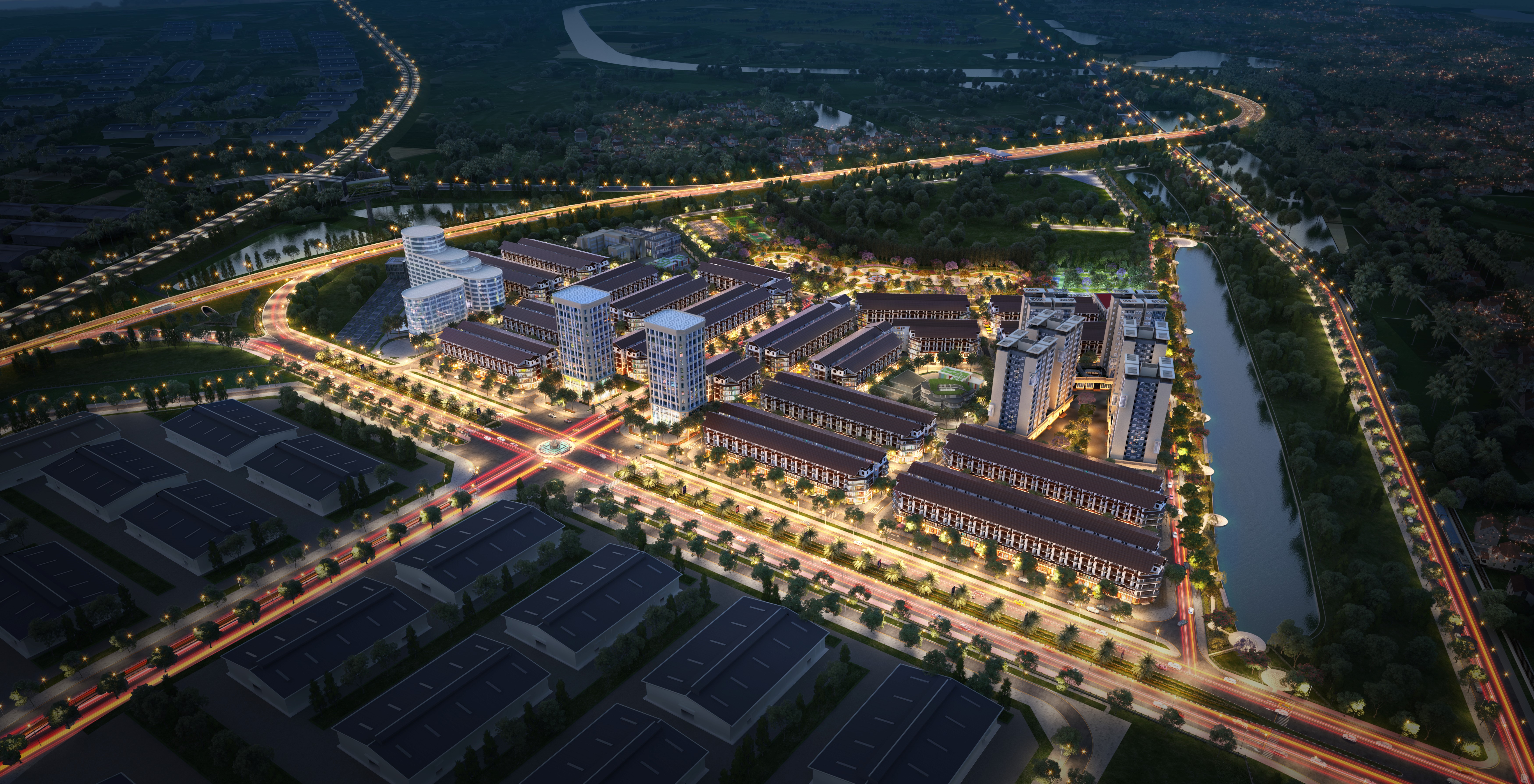 Inoha City nằm ở vị trí chiến lược, thuận lợi giao thương và được quy hoạch đồng bộ, bài bản phía Nam Thủ đô.