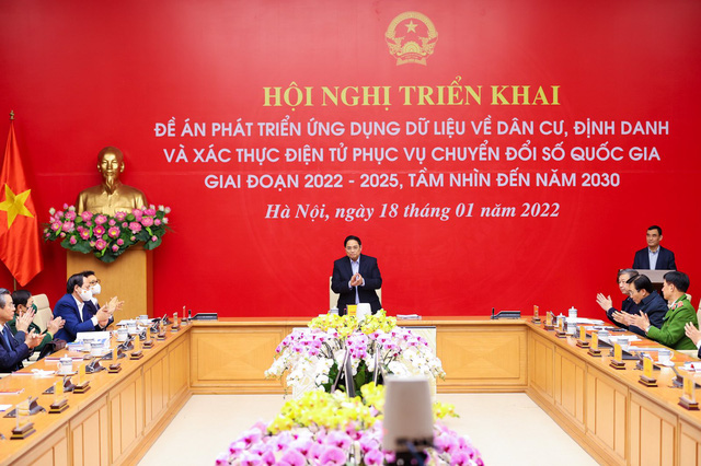 Thủ tướng Phạm Minh Chính phát biểu tại hội nghị - Ảnh: VGP