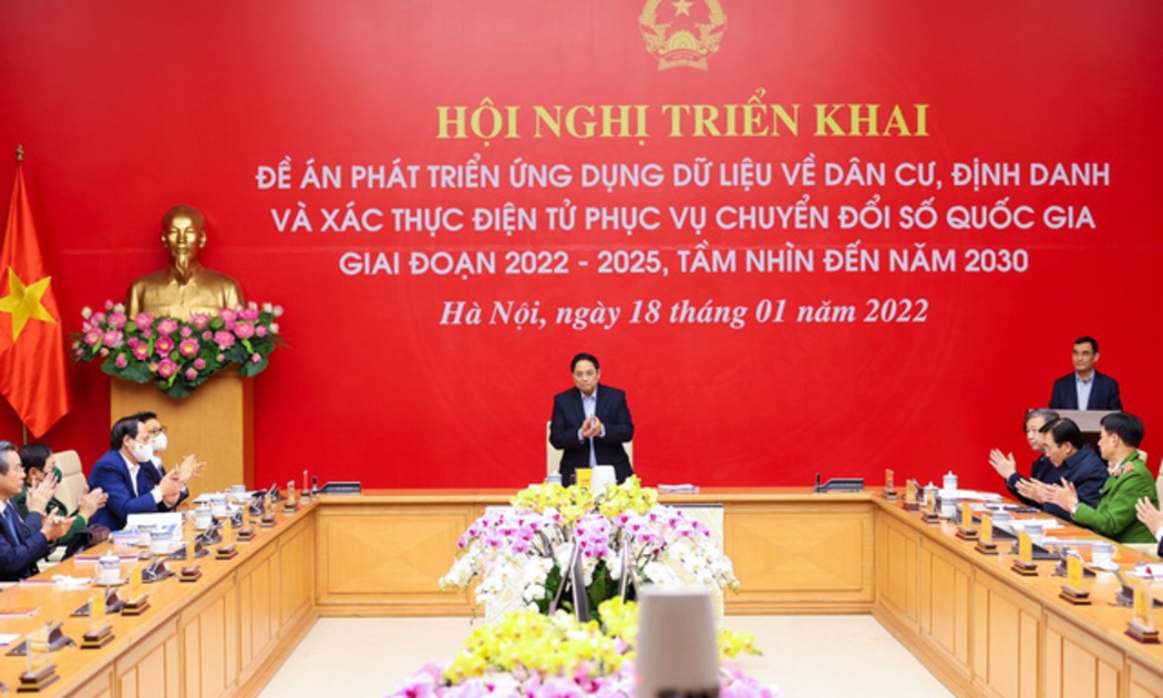 Thủ tướng Phạm Minh Chính phát biểu tại hội nghị - Ảnh: VGP