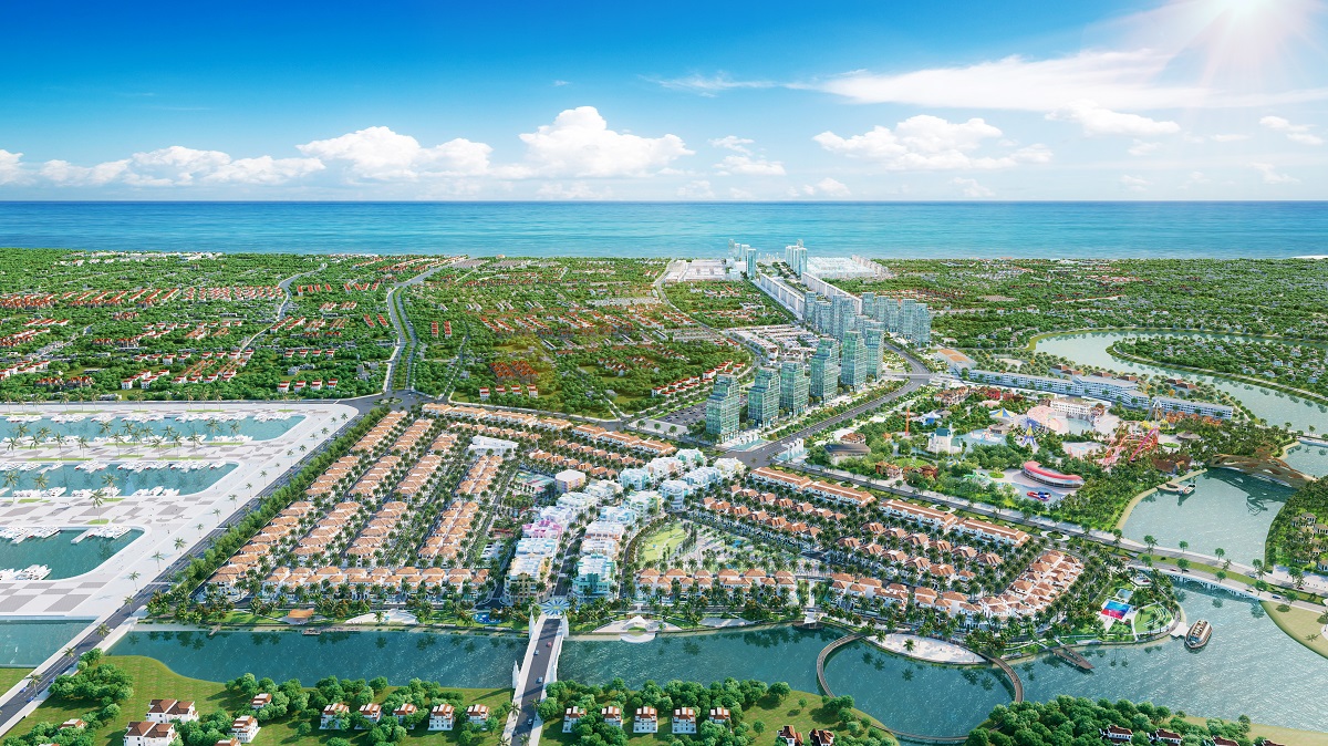 Phối cảnh khu đô thị Sun Riverside Village được thị trường hấp thụ rất tốt. 