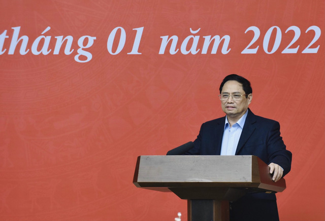 Thủ tướng đánh giá cao Bộ Công an đã phối hợp với Văn phòng Chính phủ đã tiếp tục khẩn trương xây dựng Đề án để trình Thủ tướng Chính phủ ban hành; thể hiện tinh thần quyết liệt, dám nghĩ, dám làm, dám chịu trách nhiệm, quyết tâm đổi mới, tất cả vì lợi ích chung của đất nước, lấy người dân và doanh nghiệp là trung tâm của chuyển đổi số - Ảnh: VGP