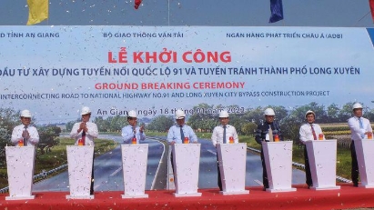 Ground broken on major road project in Mekong Delta