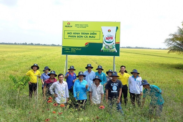 M&ocirc; h&igrave;nh tr&igrave;nh diễn Ph&acirc;n b&oacute;n C&agrave; Mau.