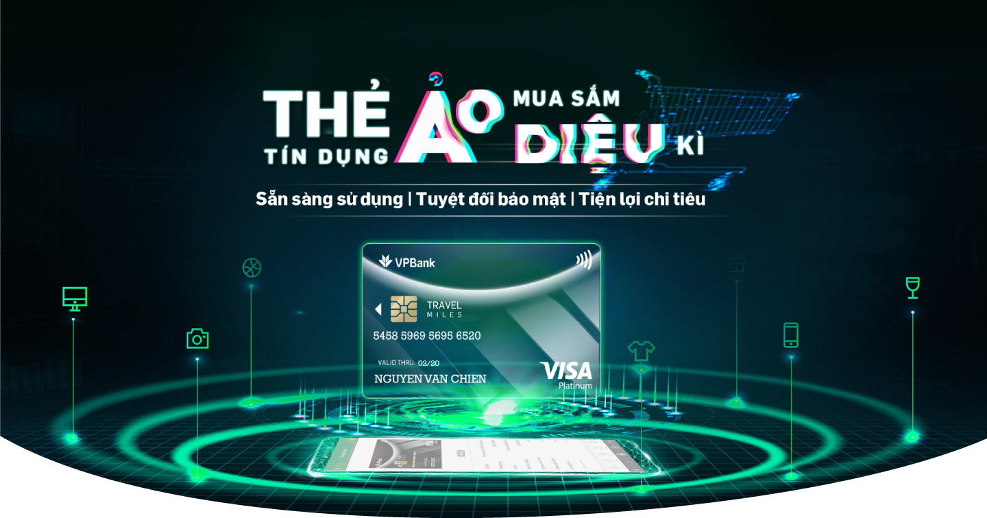 Thẻ tín dụng ảo là kênh thanh toán online hữu hiệu.