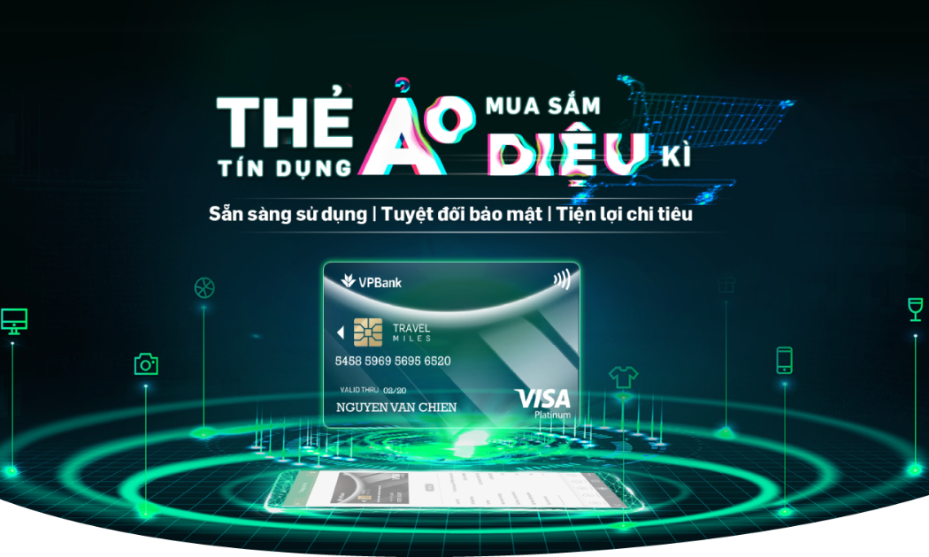 Thẻ tín dụng ảo là kênh thanh toán online hữu hiệu.