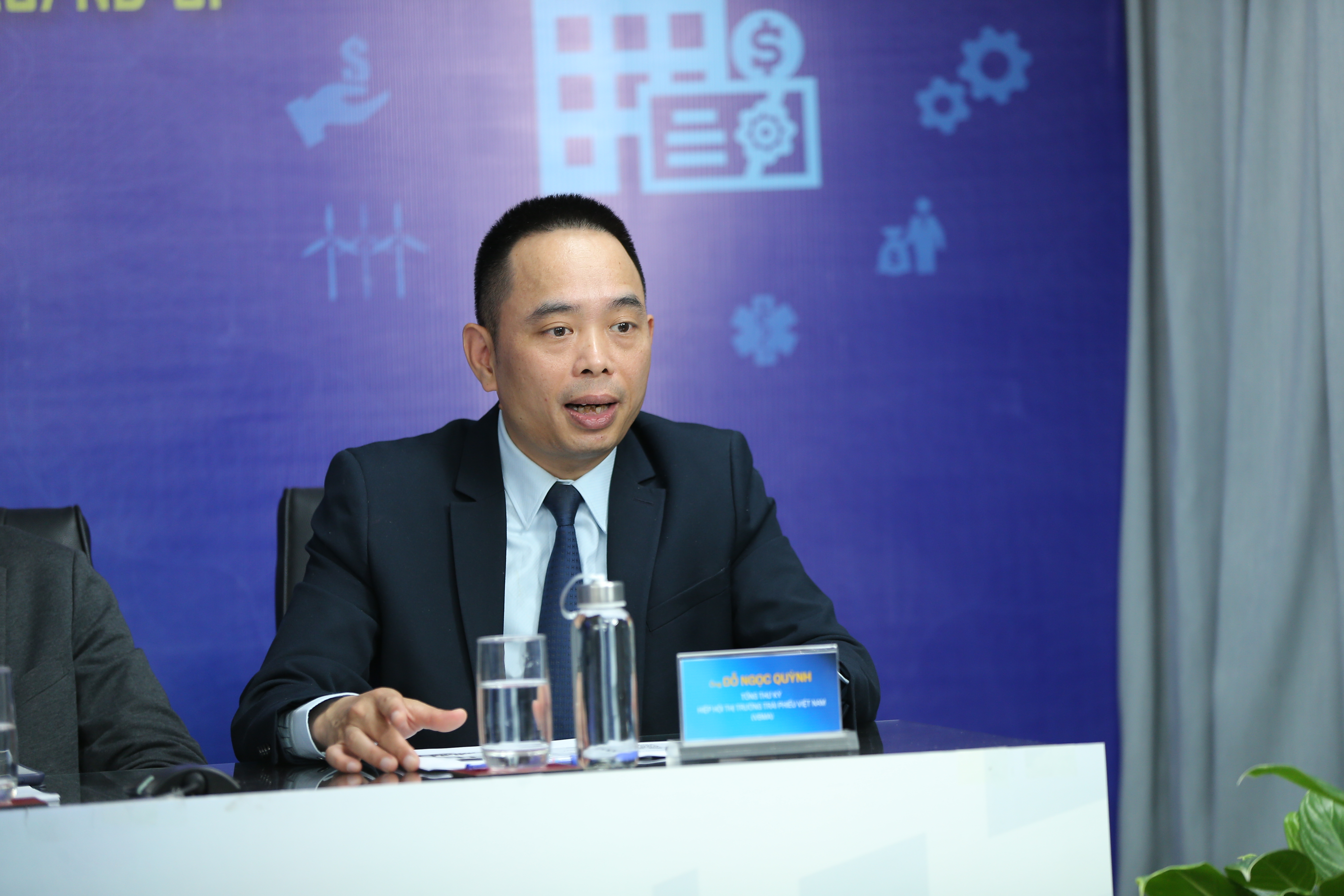 &Ocirc;ng Đỗ Ngọc Quỳnh, Tổng thư k&yacute; Hiệp hội Thị trường Tr&aacute;i phiếu Việt Nam (VBMA).