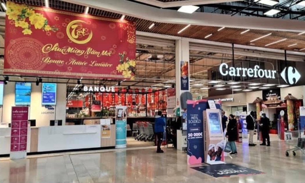 Khai trương Tuần lễ Tết Việt Nam tại siêu thị Carrefour.