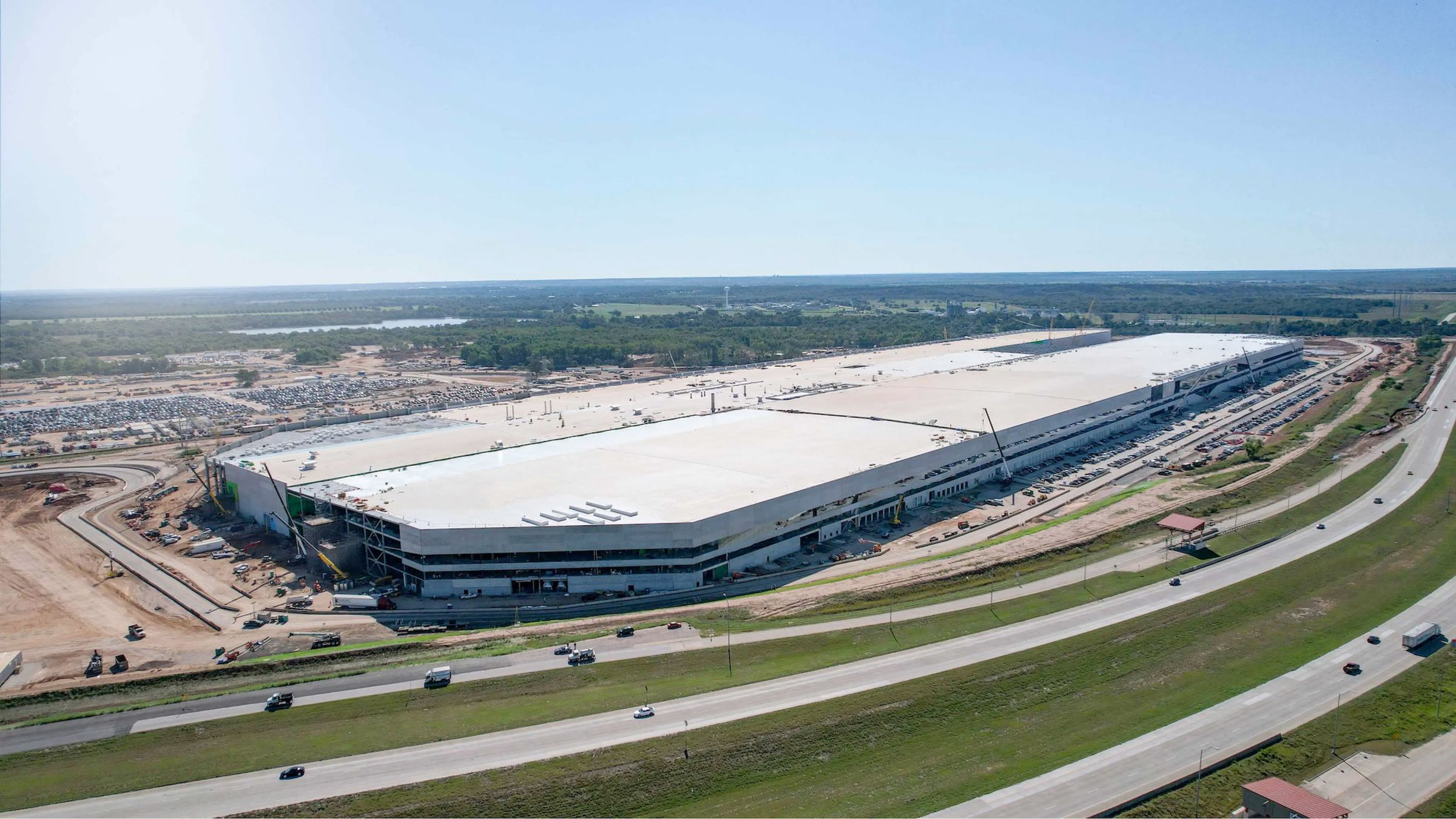 Nhà máy sắp hoàn thành của Tesla tại Austin, Texas - Ảnh: Bloomberg