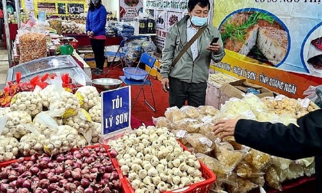 Nhiều nông đặc sản ở Hội chợ Nơi hội tụ Hương Xuân đất Việt.