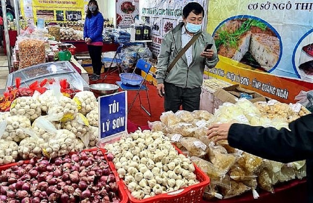 Nhiều nông đặc sản ở Hội chợ Nơi hội tụ Hương Xuân đất Việt.