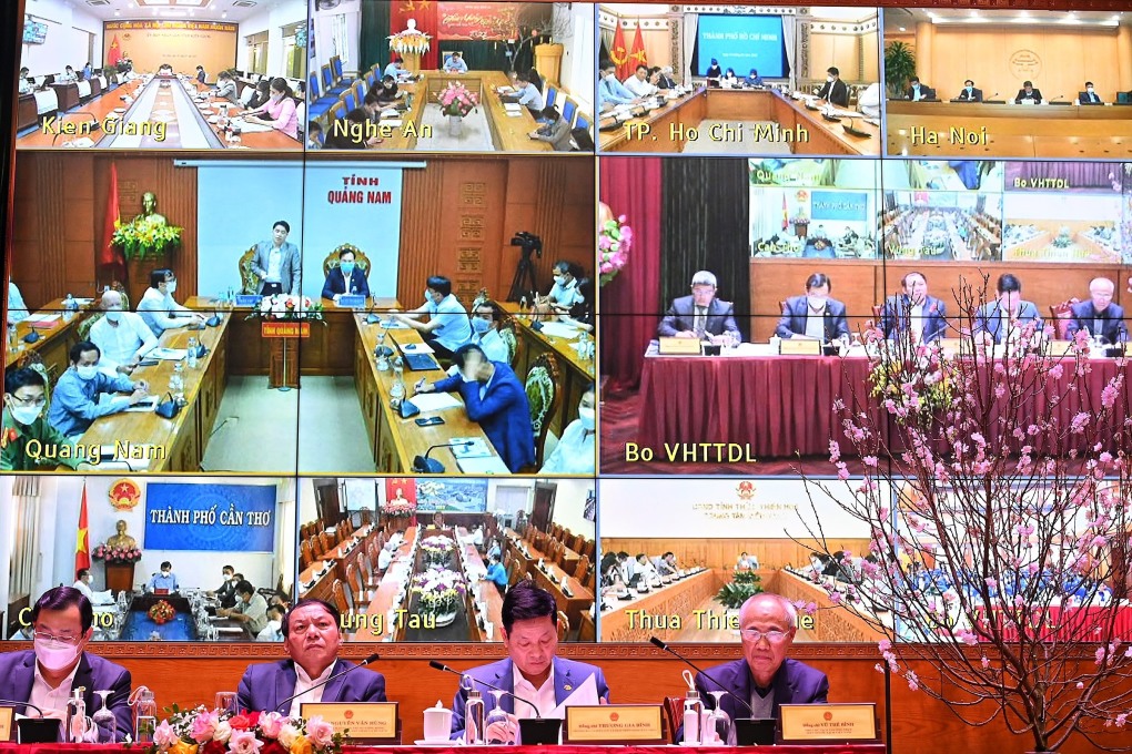 Hội thảo thống nhất lộ tr&igrave;nh, giải ph&aacute;p mở cửa hoạt động du lịch quốc tế ng&agrave;y 24/1.&nbsp;