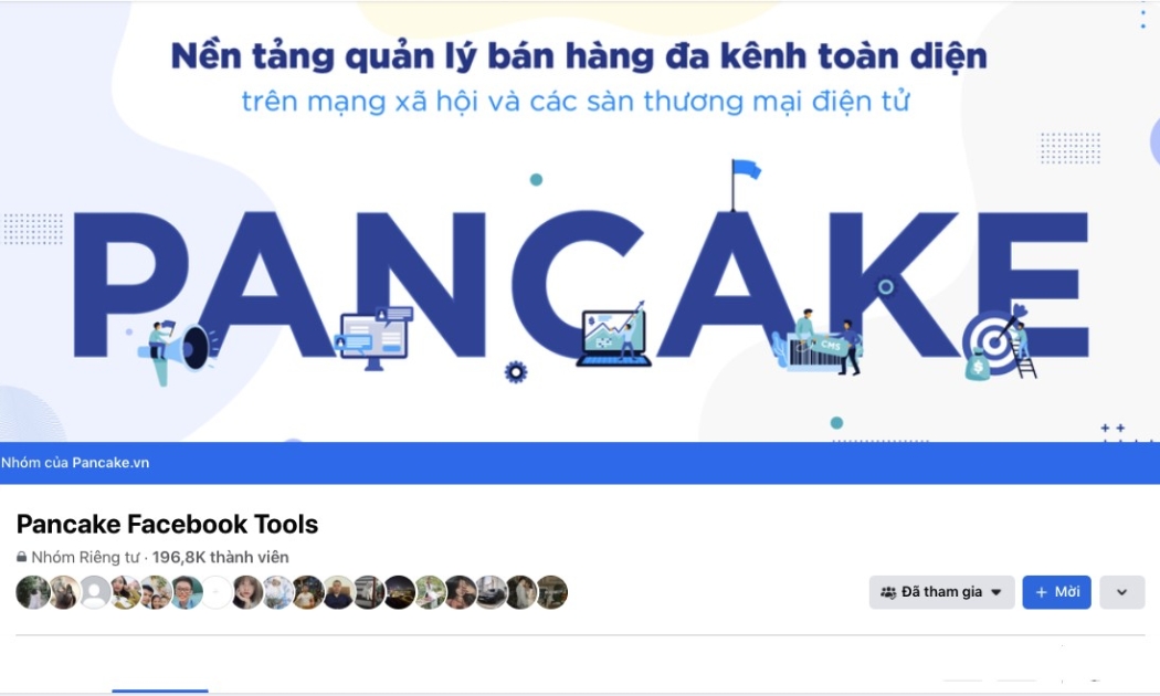 Pancake đã xây dựng cộng đồng người bán lớn mạnh.
