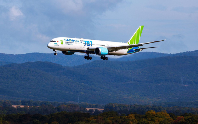 Máy bay Bamboo Airways.