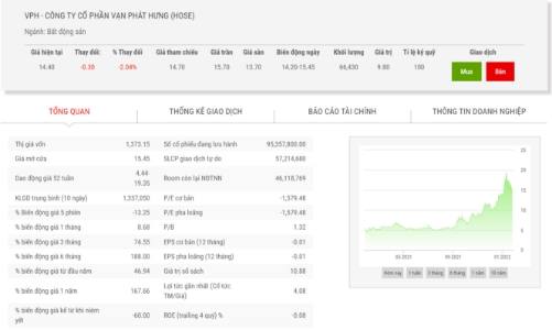 Công bố thông tin không đầy đủ, VPH bị phạt tiền