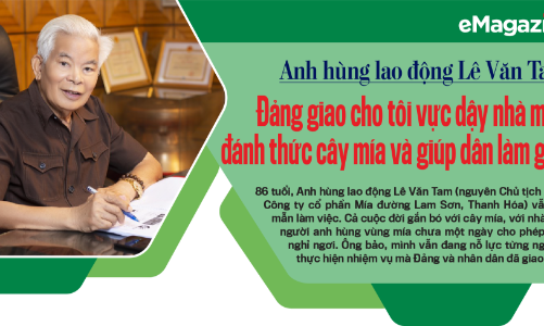 AHLĐ Lê Văn Tam: Đảng giao cho tôi vực dậy nhà máy, đánh thức cây mía và giúp dân làm giàu