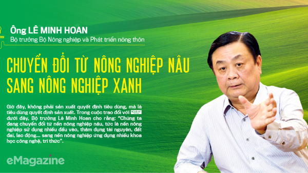 Chuyển đổi từ nông nghiệp nâu sang nông nghiệp xanh