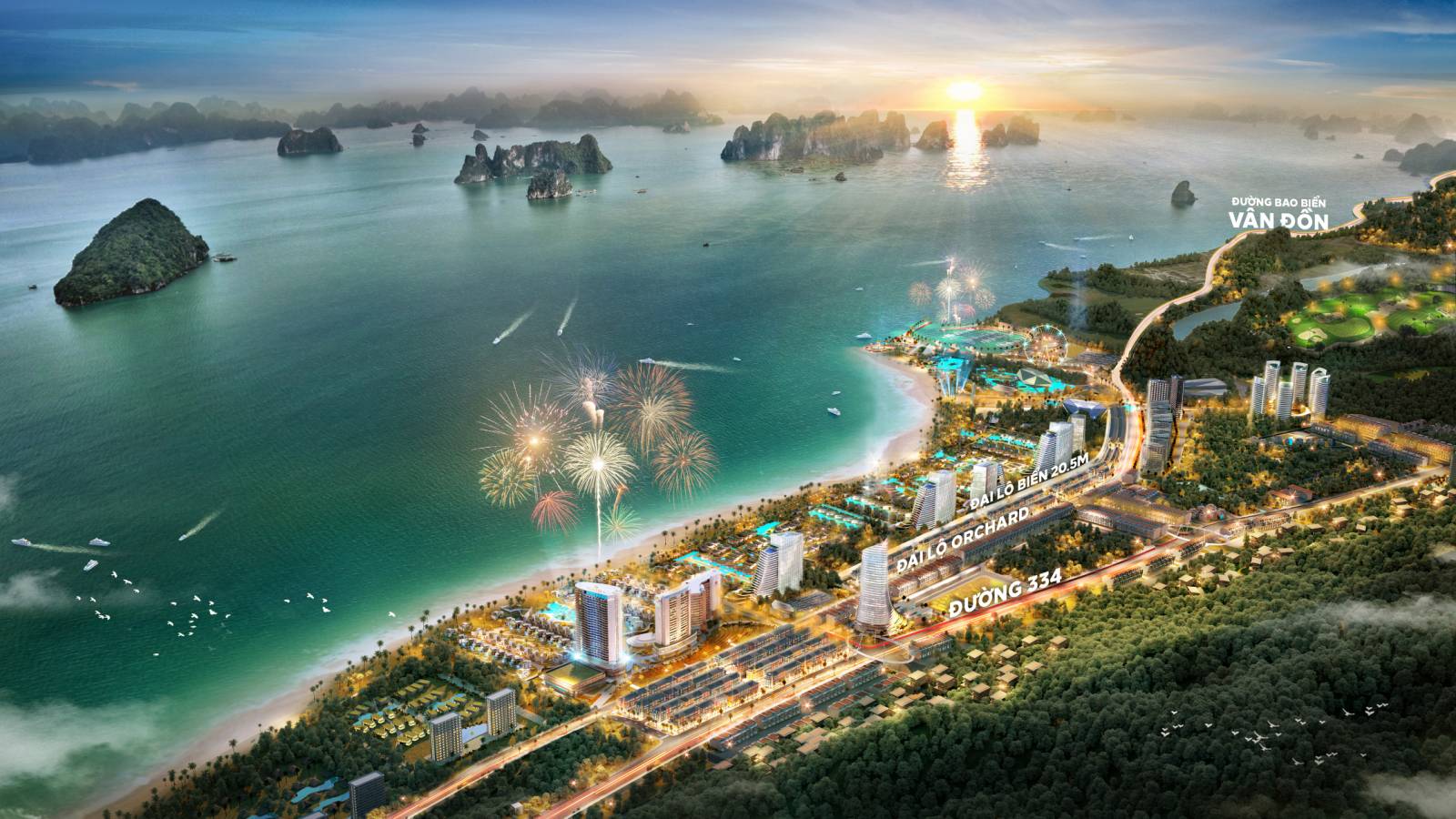 CEO Group sẵn sàng trở lại mạnh mẽ năm 2022 (Ảnh phối cảnh dự án Sonasea Vân Đồn Harbor City).