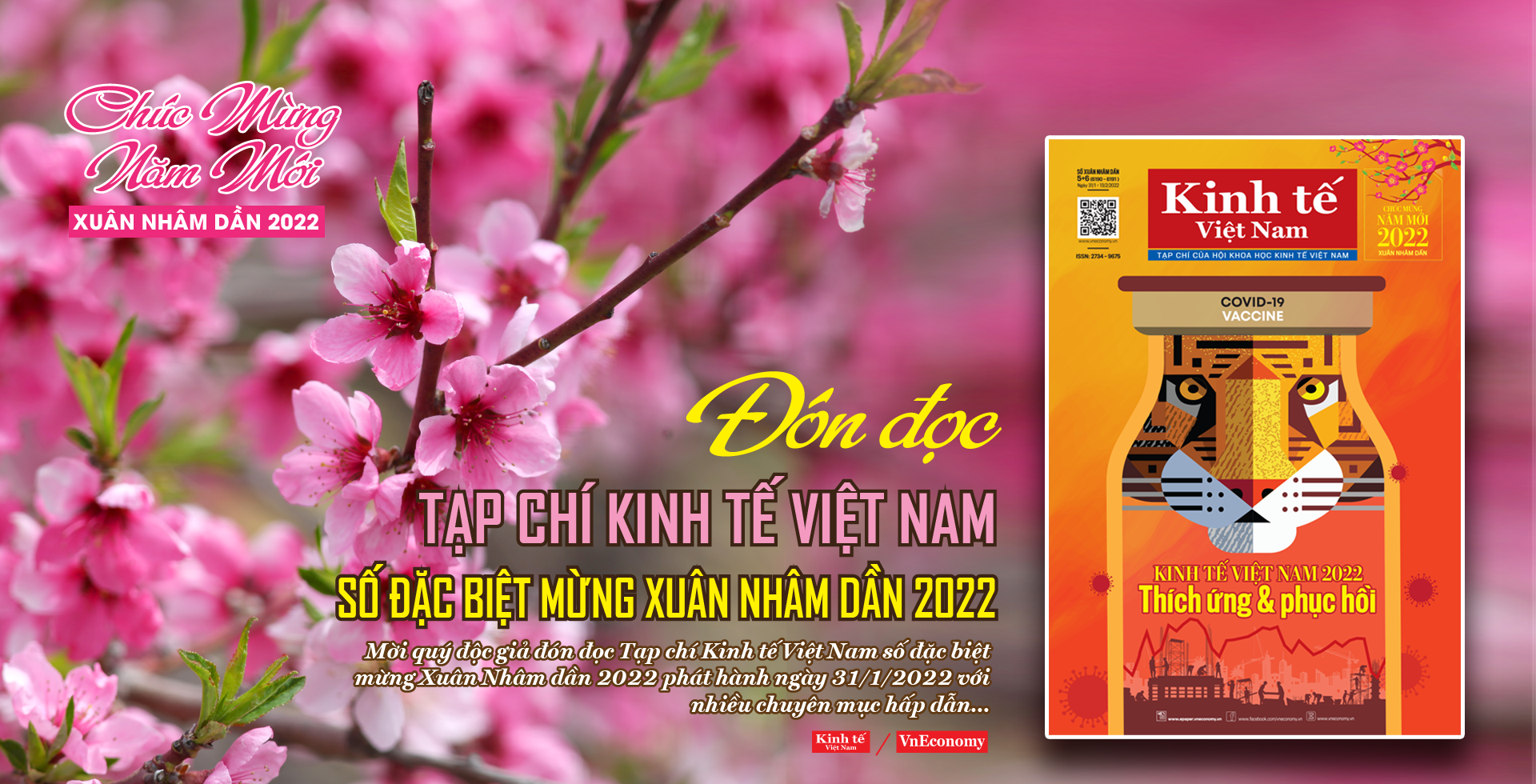 Đón đọc Tạp chí Kinh tế Việt Nam số đặc biệt Xuân Nhâm dần 2022 - Ảnh 1