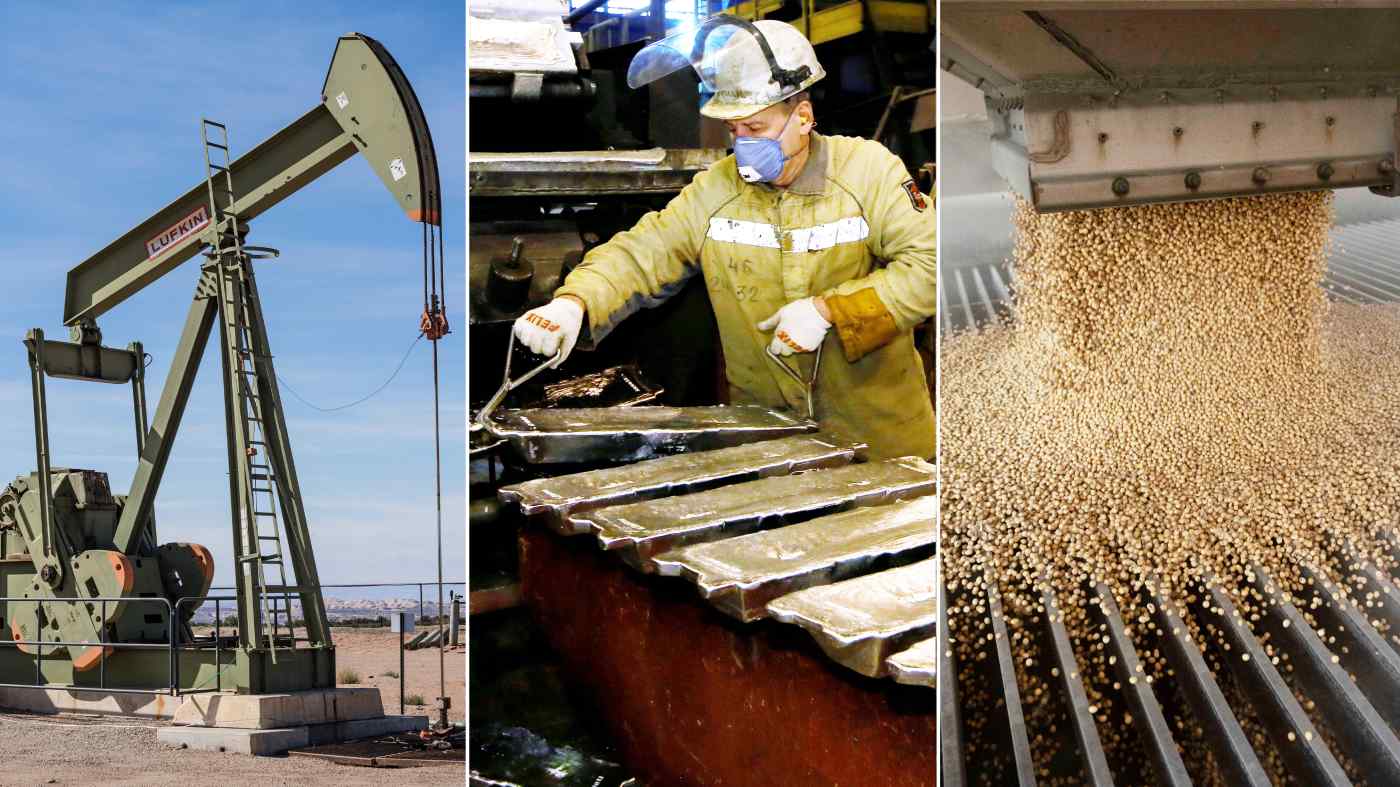 Chỉ số Refinitiv CoreCommodity CRB Index đã tăng tới 46% trong 12 tháng tính tới hết tháng 1/2022 - Ảnh: AP/Reuters