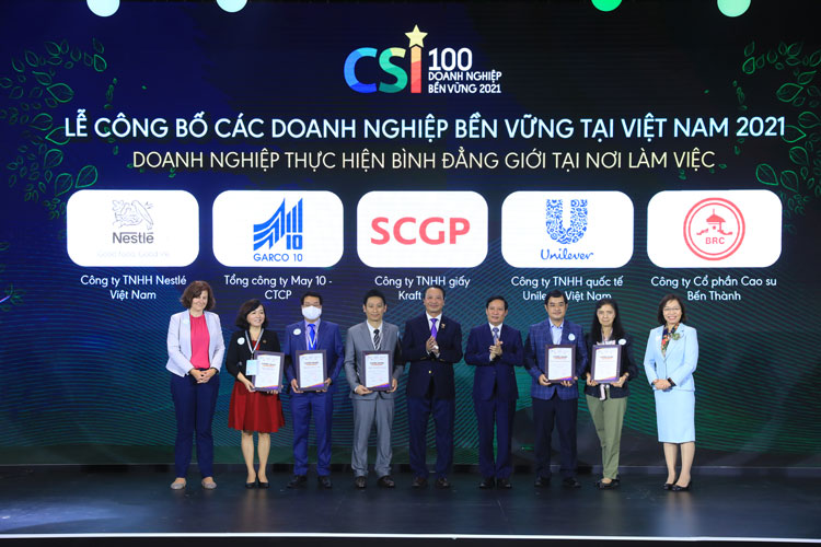 Đây là năm thứ ba liên tiếp Nestlé Việt Nam nằm trong Top 3 doanh nghiệp bền vững nhất và là năm đầu tiên đơn vị được vinh danh là doanh nghiệp bền vững nhất tại Việt Nam.