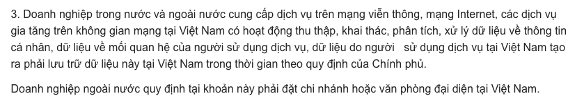 Khoản 3 điều 26 Luật An ninh mạng.