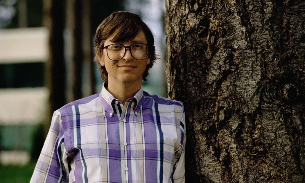 Tỷ phú Bill Gates thời còn là sinh viên đại học Harvard - Ảnh: Getty Images