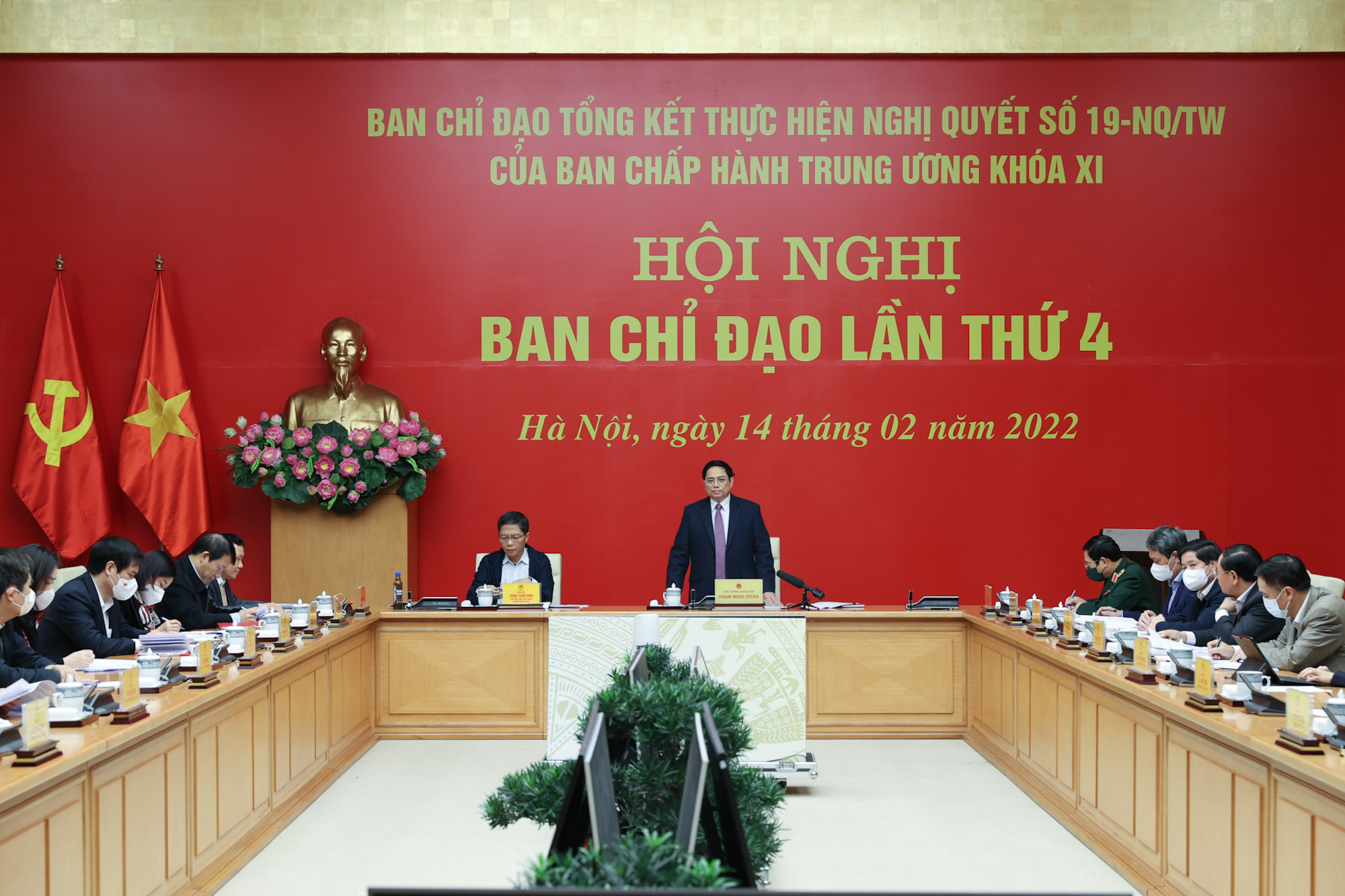 Thủ tướng Phạm Minh Chính phát biểu tại hội nghị - Ảnh: VGP