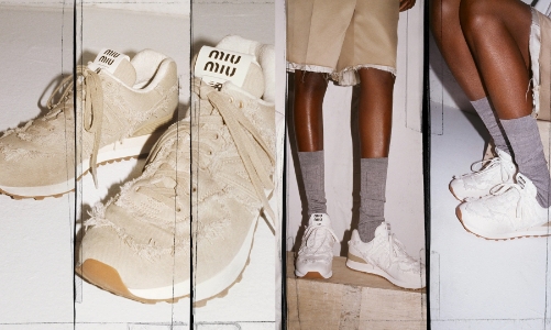 New Balance hợp tác với Miu Miu để “cao cấp hóa” mẫu giày kinh điển